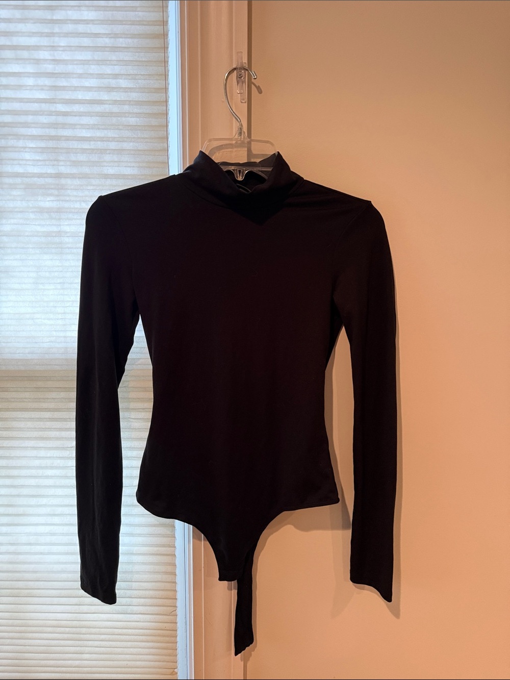 wild fable Black Long-Sleeve Turtleneck Bodysuit